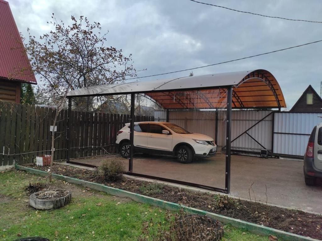 Прозрачные шторы ПВХ для навеса под автомобиль в Дзержинском